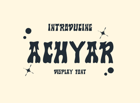 Achyar: A Clean Modern Display Font for Web Design