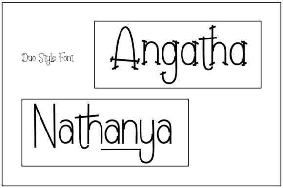 Angatha Nathanya: A Display Font for Standout Branding