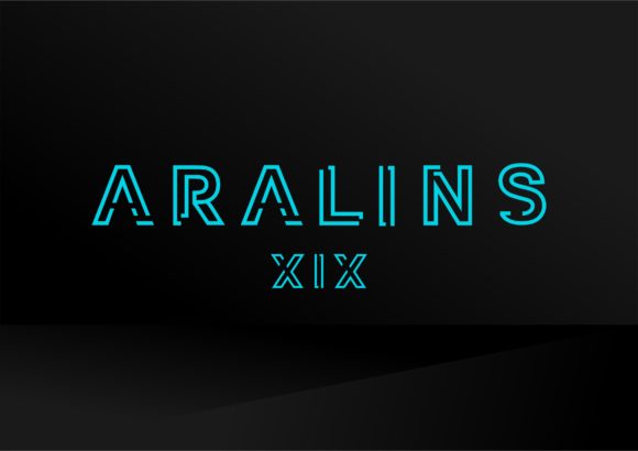 Aralins: A Futuristic Display Font for Crafters