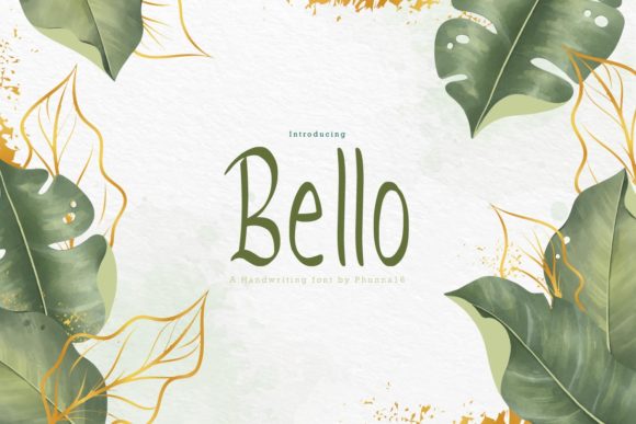 Bello Font: Sweet & Friendly Display Type for Crafters