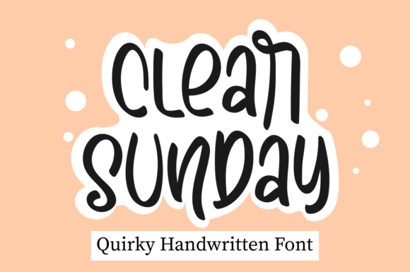 Clear Sunday Font: A Display Typeface for Timeless Crafts