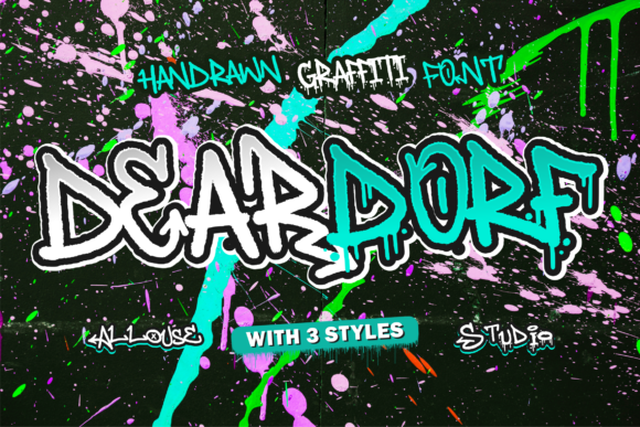 Deardorf: A Bold, Urban Display Font for Handmade Creators