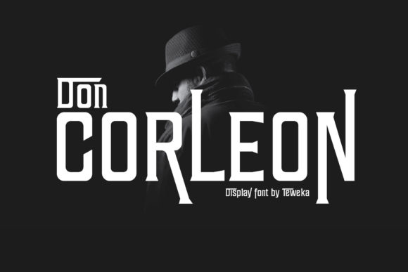 Don Corleon: A Display Font with Bold Personality