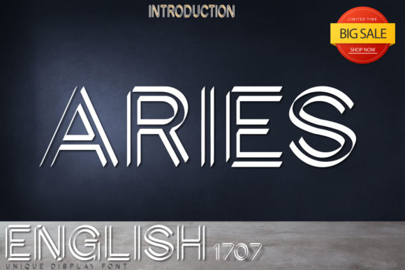 English 1707: A Strategic Display Font for Scroll-Stopping Campaigns