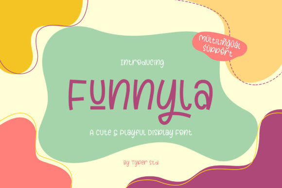 Funnyla: The Display Font That Makes Handmade Products Shine