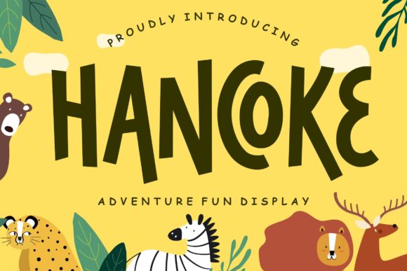 Hancoke: A Playful Display Font for Editorial Design