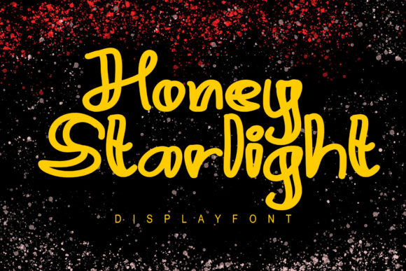 Honey Starlight: A Quirky Display Font for Memorable Branding