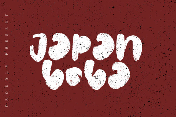 Japan Boba: A Bubbly Display Font That Pops