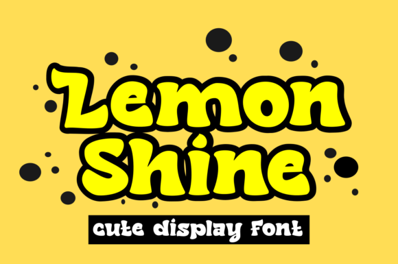 Lemon Shine: A Display Font That Lifts Every Label