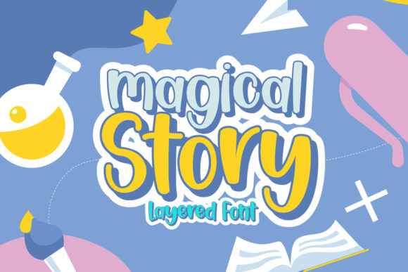 Magical Story: A Bubbly Display Font for Editorial Warmth