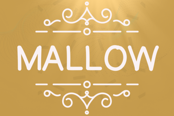 Mallow: A Modern Display Font for Crafters and Makers