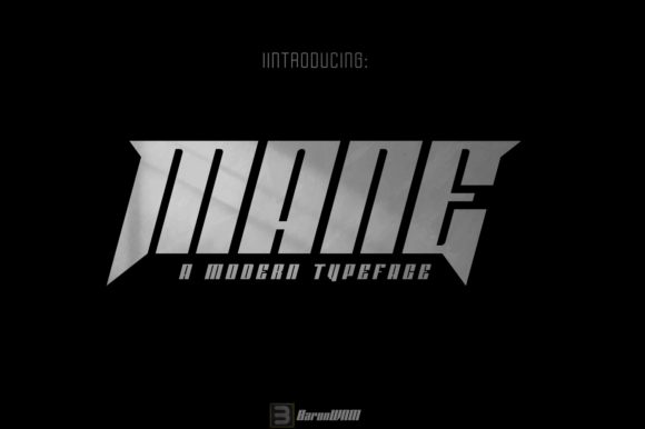 Mane Display Font: Powering Sporty Digital Layouts