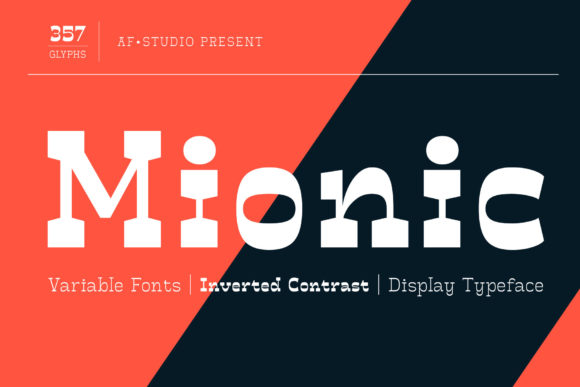 Mionic: A Display Font with Western Soul for Digital Projects