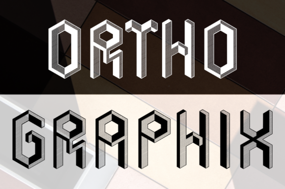 Ortho Graphix: The Display Font That Commands Attention