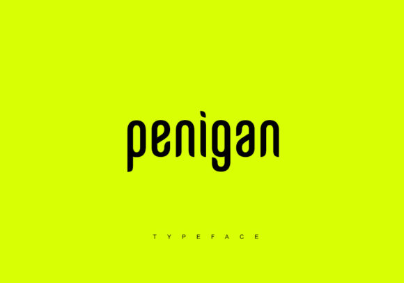 Penigan: A Minimal Display Font for Polished Branding
