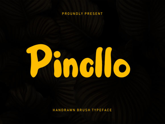 Pincllo, A Whimsical Display Font for Your Brand