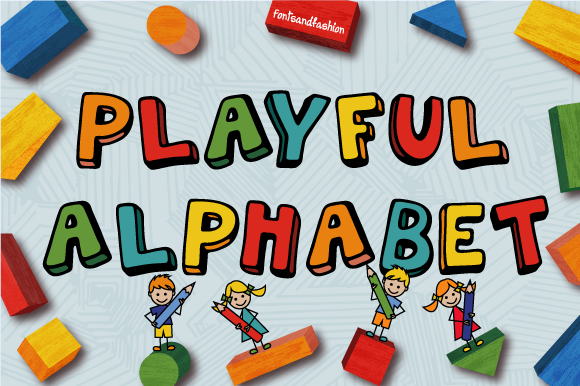 Playful Alphabet: A Display Font for Joyful Publishing