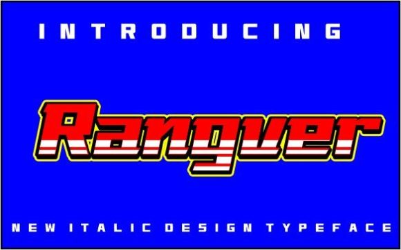 Rangver: A Techno Display Font Built for Bold Branding