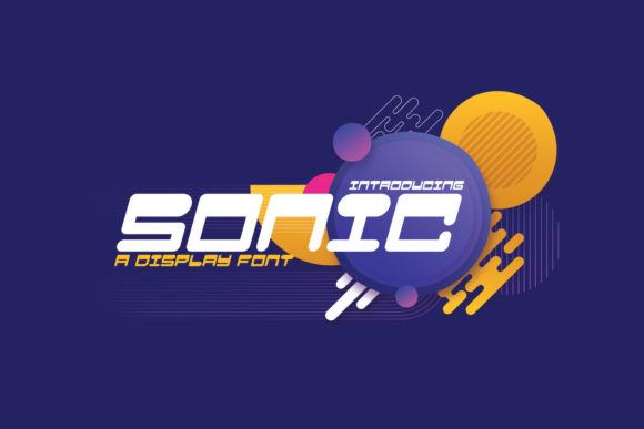 Sonic: A Bouncy, Quirky Display Font for Digital Designers