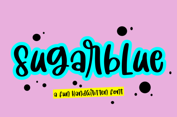 Sugar Blue: A Quirky Display Font for Campaign Creatives