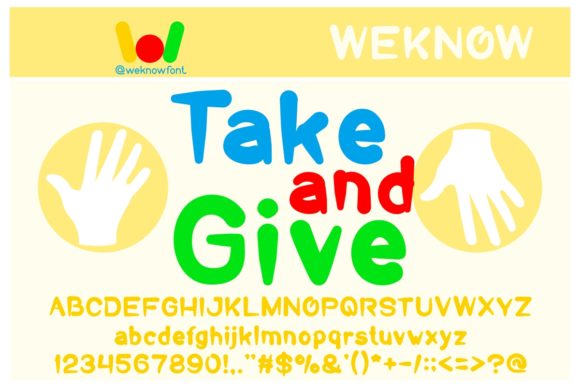 Take and Give: A Warm Display Font for Editorial Design