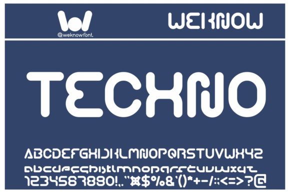 Techno: A Display Font That Makes Your Headlines Instantly Clickable